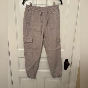 Banana republic gray cargo jogger XS